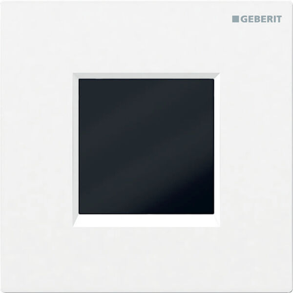 Urinoirsteuerung Geberit Typ20 square Weiss/Glanz/Weiss image number 0