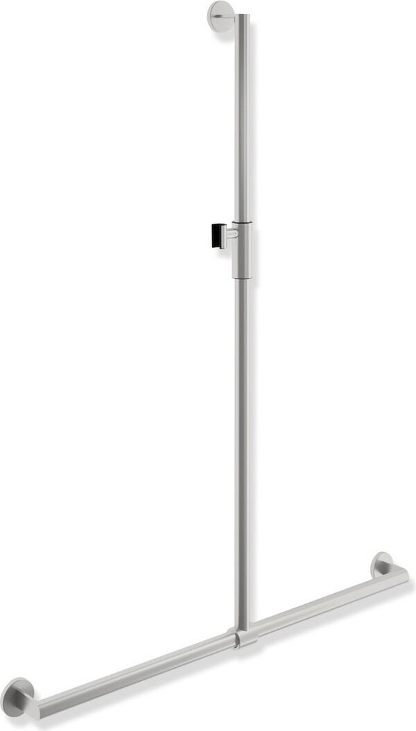 Duschhandlauf Hewi 900, 1250 x 965 mm, Ø 32 mm, mit verschiebbarer Brausehalterstange und image number 0