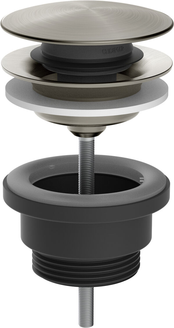 Piletta di scarico Gessi 316 Push-open e permanente 1&frac14;", per lavabi in ceramica, vetro e image number 0