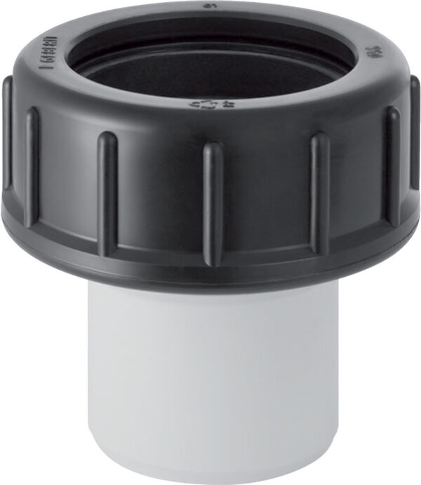 Stutzen mit Verschraubung Geberit, zum Einkleben in PVC-Muffen Ø 56 / 63 mm image number 0
