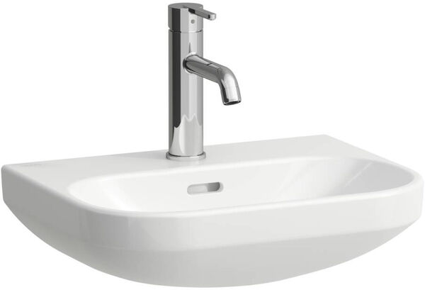 Handwaschbecken Laufen Lua 45 x 34 cm Weiss Cleaneffekt image number 0