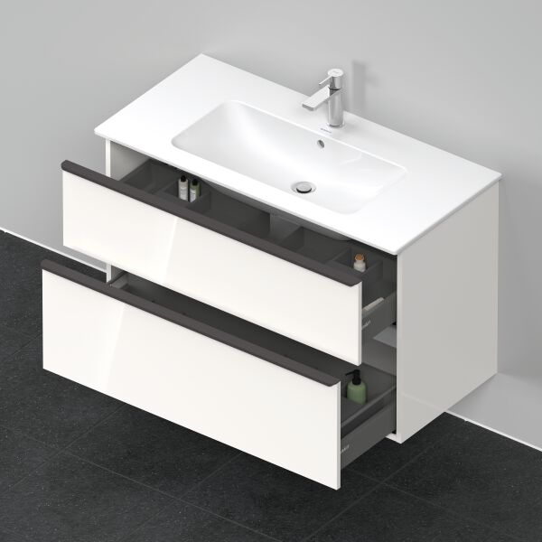 Meuble sous-lavabo Duravit D-Neo Blanc brillant image number 3