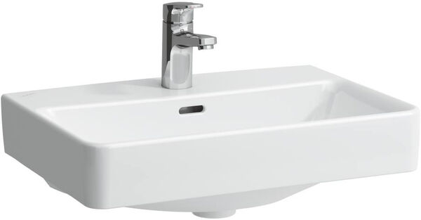 Lavabo Pro Compact/Pro S 55 x 38 cm senza foro per rubinetteria con troppopieno image number 0