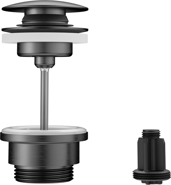 Soupape d'&eacute;coulement KWC push-open 1&frac14;" Brushed graphite PVD image number 0