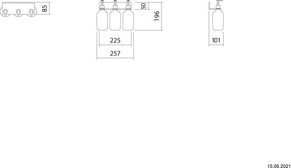 Duschablage Alape Assist weiss matt image number 1