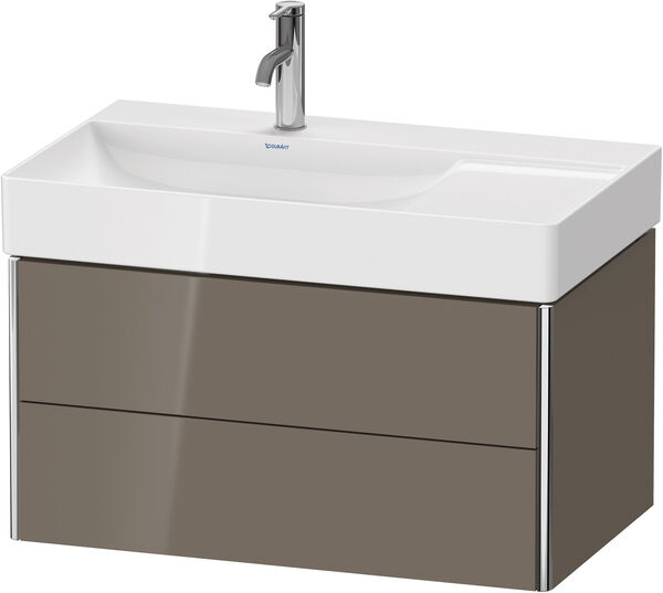 Meuble sous-lavabo Duravit XSquare Flannel grey brillant image number 0