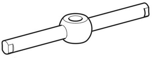 Ailette taraud&eacute;e Geberit (244.480.00.1)