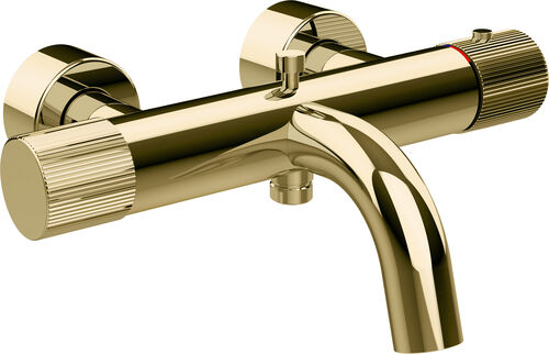 Bademischer Gessi Habito messing PVD rigato