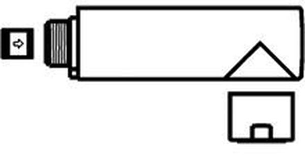 Doccetta estraibile ⅜" senza tubo, per miscelatore per lavello Twin (WI968310100001) image number 0