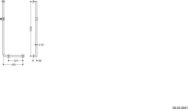 Winkelgriff Hewi 900 Weiss matt image number 1