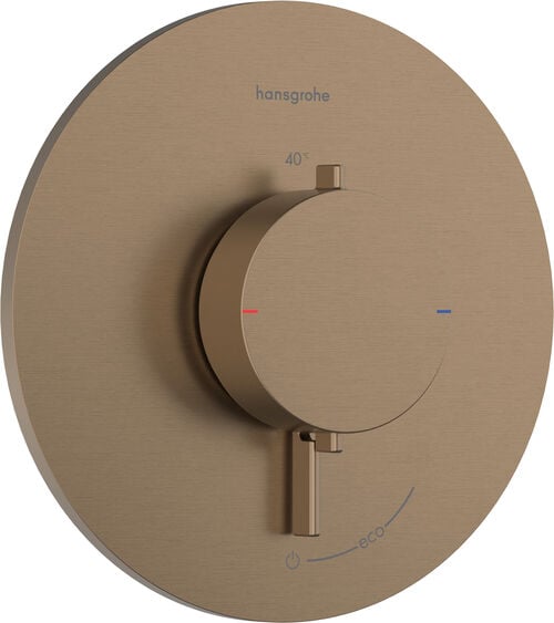 Syst&egrave;me de douche Hansgrohe Ecostat Comfort S Brushed bronze