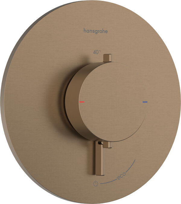 Syst&egrave;me de douche Hansgrohe Ecostat Comfort S Brushed bronze image number 0