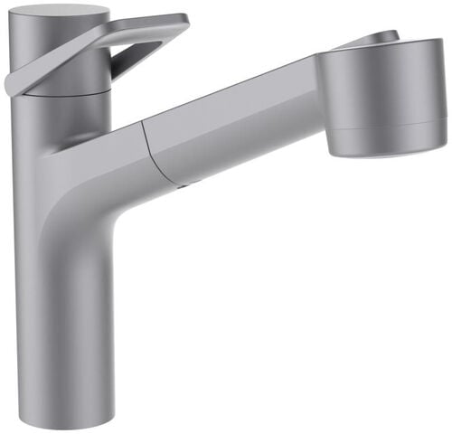 Miscelatore monocomando Laufen Class Acciaio inossidabile opaco PVD
