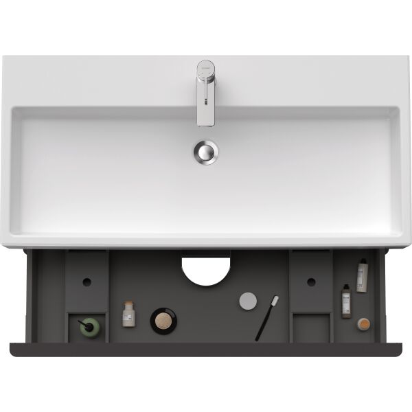 Armadio sottolavabo Duravit D-Neo Rovere nero image number 4