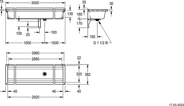 Waschrinne KWC Planox PL30 image number 1