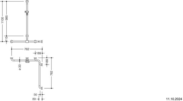 Eckhaltegriff Hewi 801 Lichtgrau image number 1
