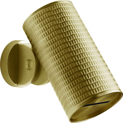 Gessi Spotwater 316 Waterfall brushed brass meccanica