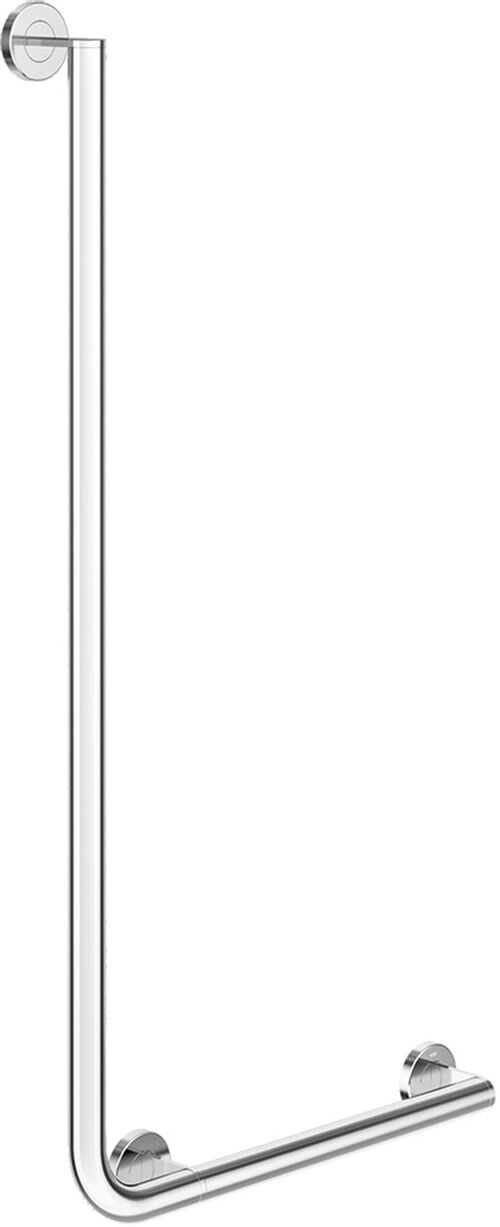 Barre d'appui d'angle Hewi 900 Acier inoxydable brillant