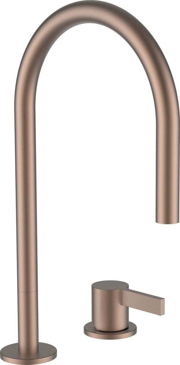 Zweilochbatterie Laufen Kartell, Schwenkauslauf, A 166 mm, ohne Ablaufventil image number 0