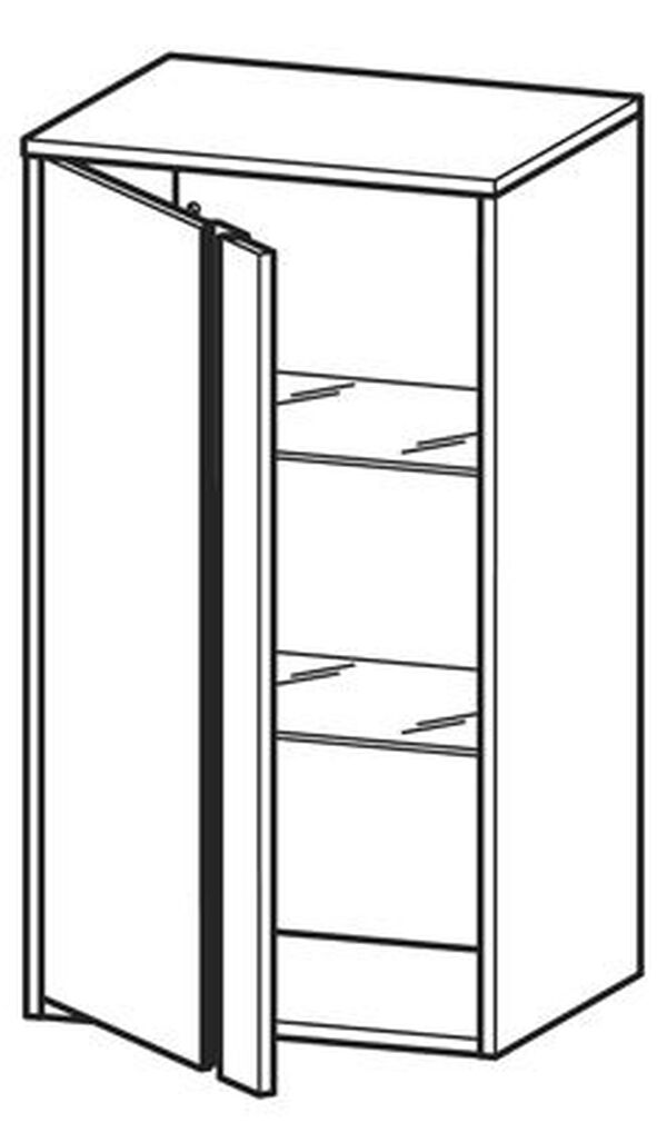 Armoire lat&eacute;rale midi Ketho Blanc mat image number 0