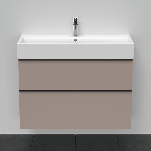 Meuble sous-lavabo Duravit D-Neo Basalte mat image number 2