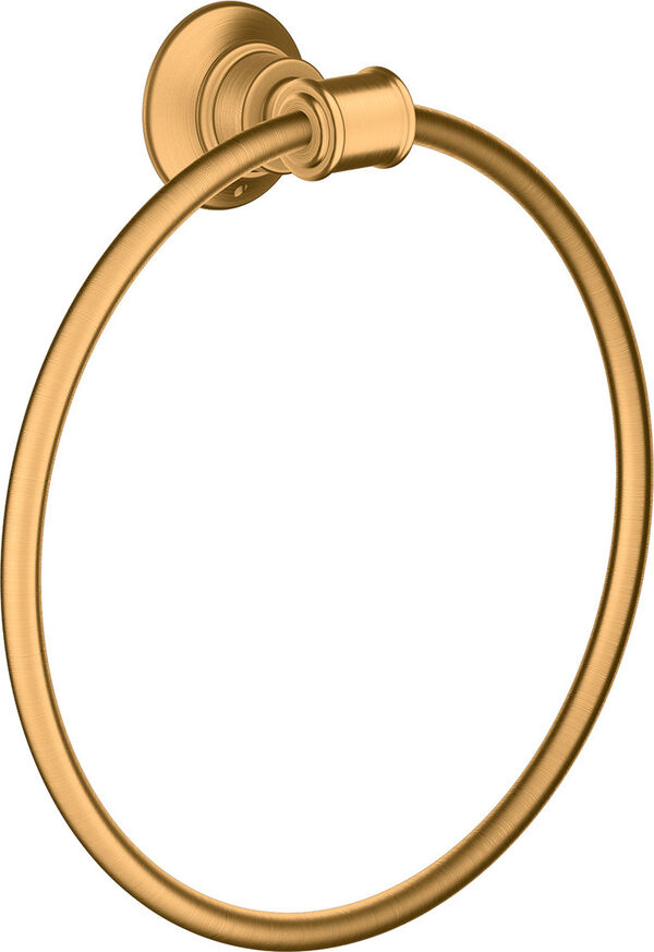 Porte-linge &agrave; anneau Axor Montreux Brushed gold optic image number 0
