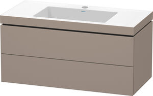 Waschtischkombination Duravit Vero Air basalt matt