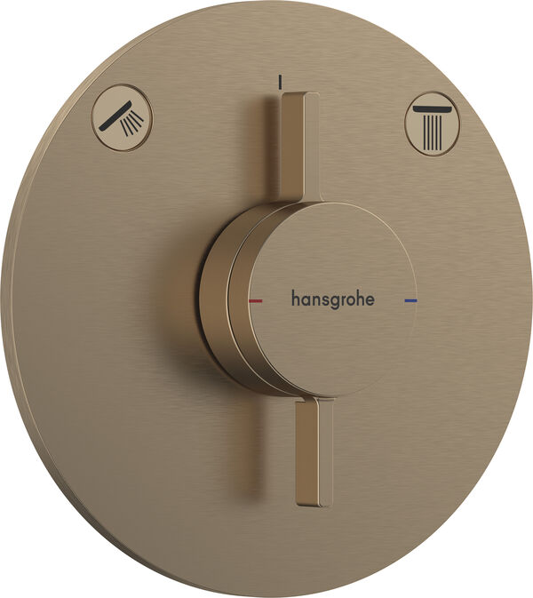 Duschsystem Hansgrohe Duo Turn S, Abdeckplatte, &Oslash;, 155 mm, nachtr&auml;glich um +/- 3&deg; ausrichtbar, 2 image number 0
