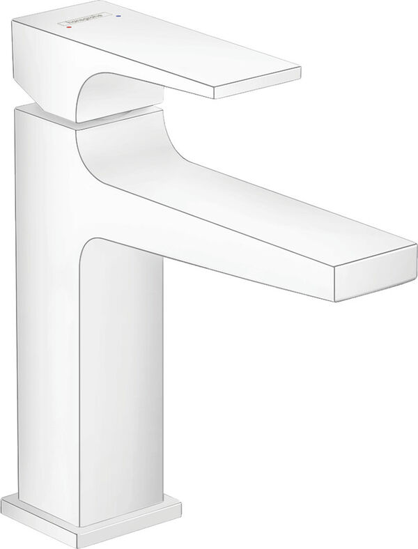 Einlochmischer Hansgrohe Metropol Weiss matt image number 0