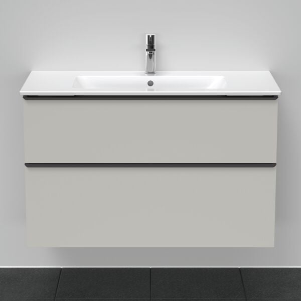 Waschtischm&ouml;bel Duravit D-Neo Betongrau matt image number 2
