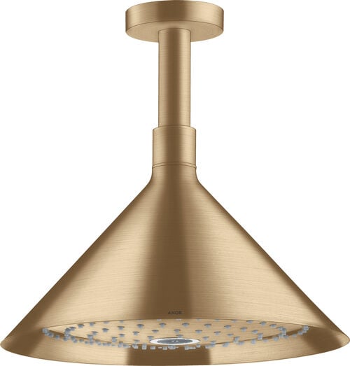 Pomme de douche Axor Front 240 ½" avec effet pluie brushed bronze