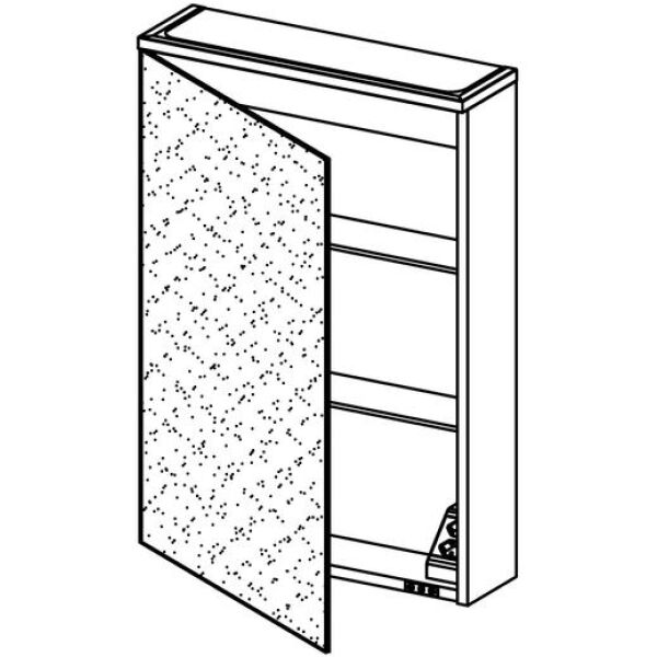 Spiegelschrank Alterna enea LED plus premium weiss Lichtfarbe stufenlos verstellbar 2700-6500 K image number 1