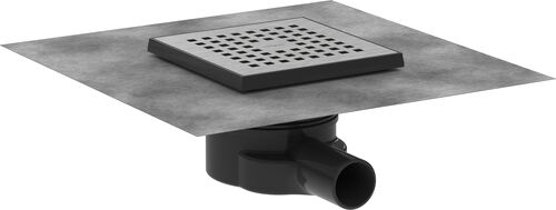 Hansgrohe Raindrain Point acciaio inossidabile spazzolato