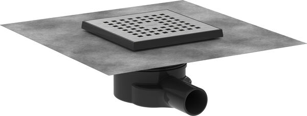 Hansgrohe Raindrain Point Edelstahl gebürstet image number 0