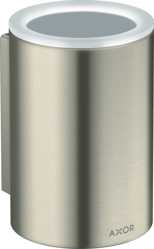 Zahnbecher Axor Universal Circular Brushed nickel image number 0