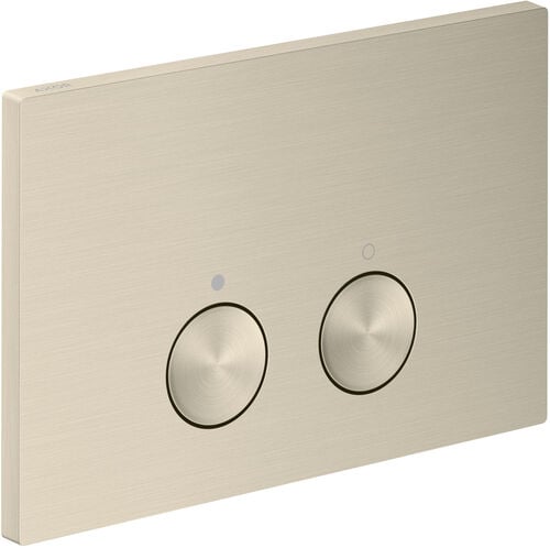 Placca di comando Axor FlushPlate Brushed nickel