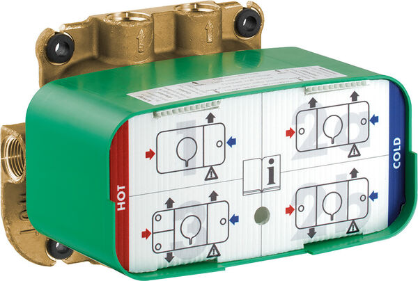 Corpo ad incasso Axor One ½" per modulo termostato profondità di montaggio 80 - 108 mm,  image number 0