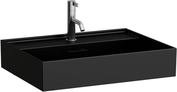 Auflegewaschtisch Laufen Kartell Schwarz matt image number 0