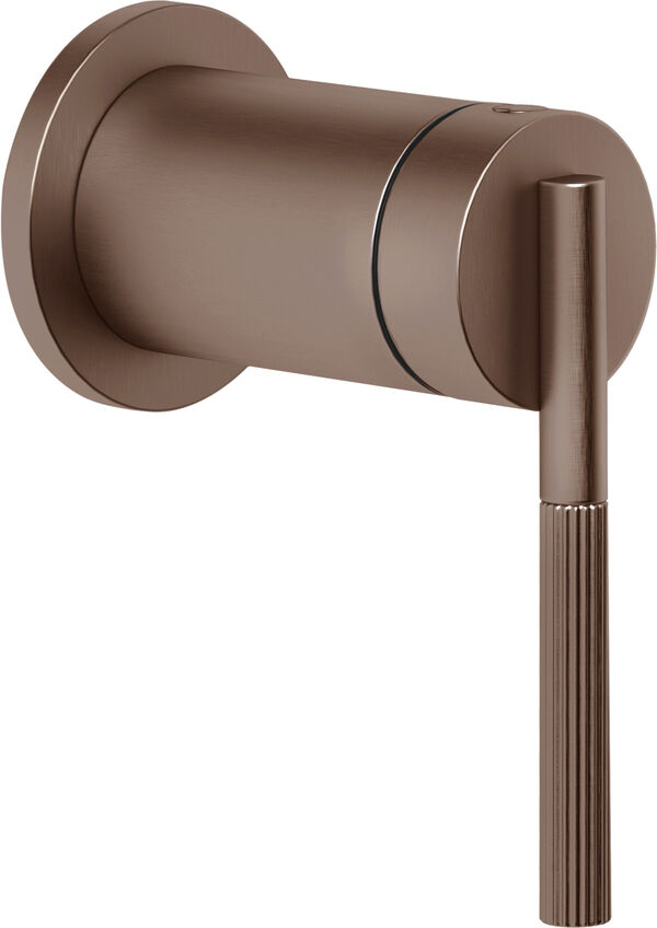 M&eacute;langeur de douche-set de montage final Gessi Ingranaggio &frac12;" Copper brushed image number 0