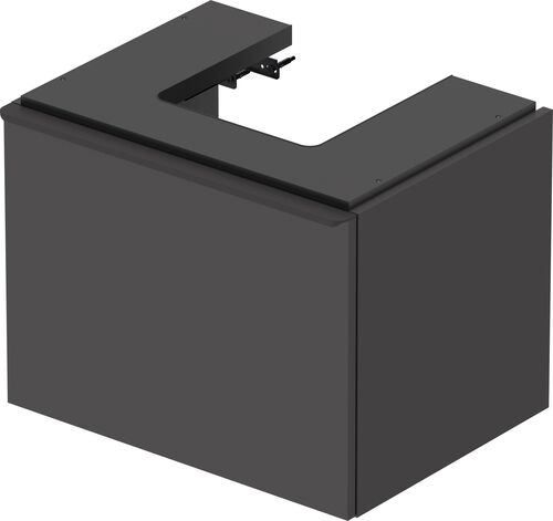 Meuble sous-lavabo Duravit D-Neo Graphite mat