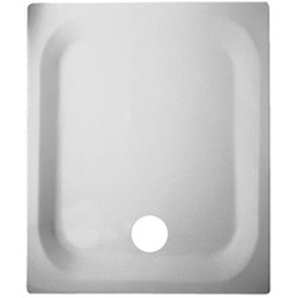 Vasca da doccia Schmidlin scarico parte stretta in mezzo 130 x 100 x 3.5 cm foro dello scarico d. 90 mm image number 0