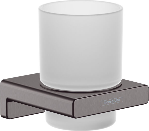 Zahnputzbecher Hansgrohe AddStoris Brushed black chrome image number 0