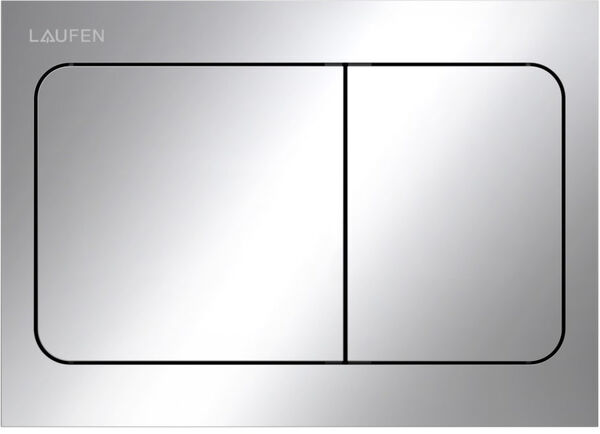 Plaque de déclenchement Laufen Ineo Air Chromé image number 0