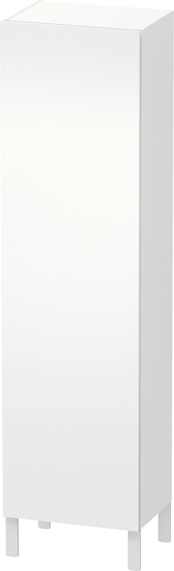 Hochschrank L-Cube weiss matt image number 0