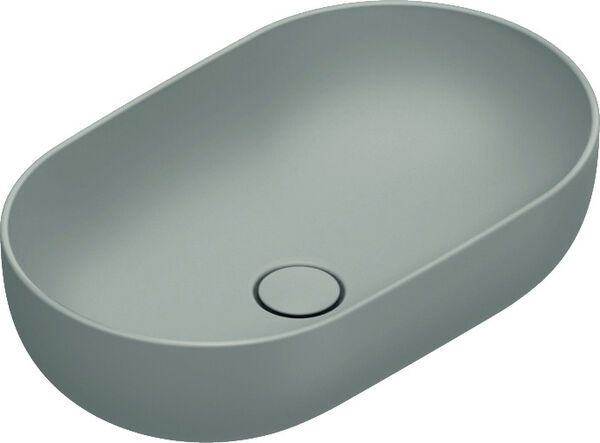 Auflegewaschtisch Catalano Sfera, 60 x 37 cm, H&ouml;he 16 cm, ohne &Uuml;berlauf, ohne Armaturenbank image number 0