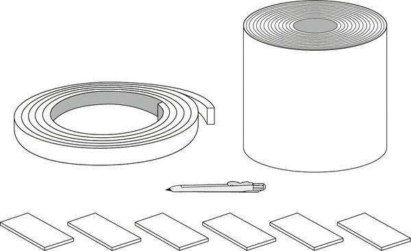 Schallschutz Hafner Iso-Set für Badewannenträger  bis 190 x 90 cm  image number 0