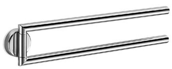 Porte-linge Gealuna saillie 37 cm Chrom&eacute; image number 0