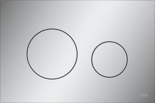 Placca di comando Tece Loop New Cromato opaco