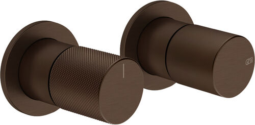 Bade- und Duschenmischer Endmontageset Gessi Habito Dark bronze diamantato Bade- und Duschenmischer Endmontageset Gessi Habito Dark bronze diamantato