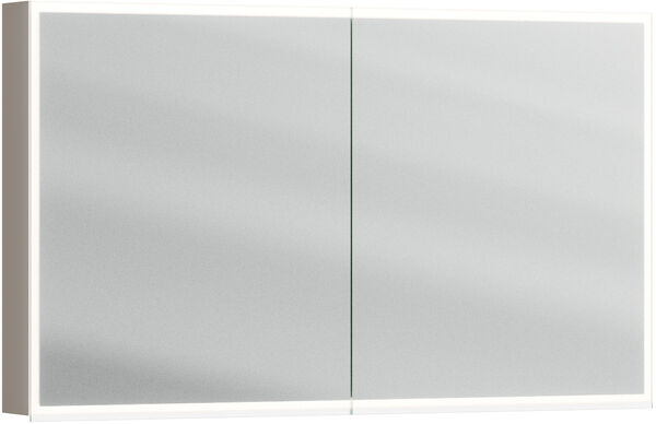 Spiegelschrank Alterna luuna LED plus mit Unter/Oberleuchte Cubanit grey Lichtfarbe stufenlos verstellbar 2700-6500 K image number 0